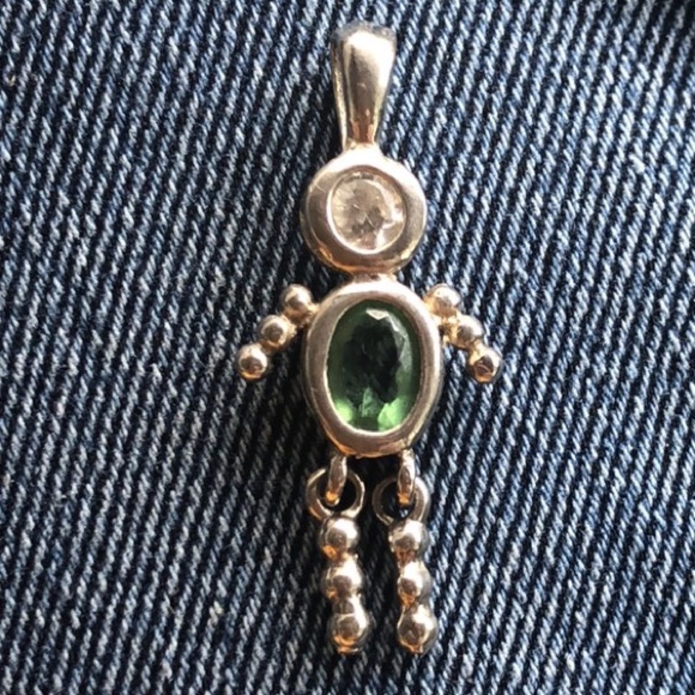 🌟Sterling Silver Person Pendant